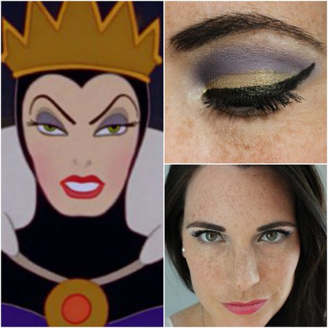 Tall Mom tiny baby: Evil Queen Eye Makeup Tutorial Evil Witch Snow White, Evil Queen Makeup, Disney Villains Makeup, Revlon Photoready Eye Art, Snow White Makeup, Disney Inspired Makeup, Evil Queen Costume, Snow White Queen, Disney Evil Queen