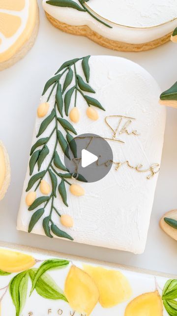 The Little Italian Baker LLC on Instagram: "✨TEXTURE✨ . Are you guys tired of these lemon cookies yet? Cause I’m not! This was my favorite design from this set! The texture is my favorite part of this cookie. . #lemoncookies #lemonbridalshower #bridalshower #bridalshowercookies #bridalshowerfavors #bridalshowerdecor #weddingcookies #weddingfavors #greenerycookies #customcookies #cookieart #cookiereels #cookiereel #sugarcookiemarketing #sugarcookieart #sugarcookieartist #westhavenct #ctbaker #ctcookies #talentedcookiers #royalicingvideos #royalicingcookies #royalicingsugarcookies #royalicingart #cookievideos" Bridal Shower Cookies, Cookie Videos, Lemon Cookies, Cookie Ideas, Wedding Cookies, August 31, Cookie Art, Royal Icing Cookies, Custom Cookies