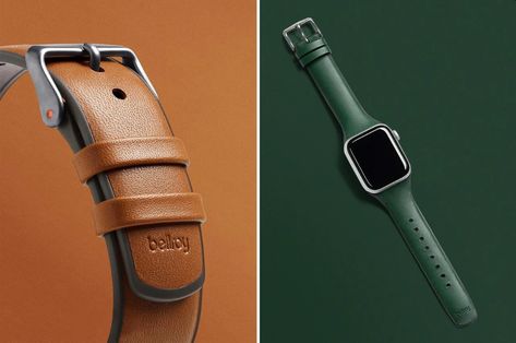 Top 10 Apple Watch Accessories of 2021 - Yanko Design Watch Strap Design, Apple Watch Leather Strap, Smart Watch Apple, Apple Watch Series 7, Watch Belt, Leather Apple Watch, New Apple Watch, Creative Products, Apple Watch Accessories