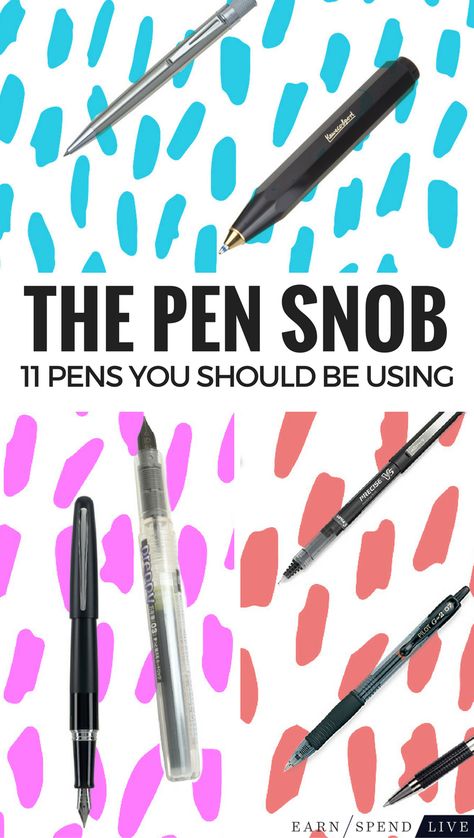 Best Writing Pen, Productivity Ideas, Life Planner Organization, Best Pens, Writing Pens, Brain Dump, Pointed Pen, Pen Refills, A Pen