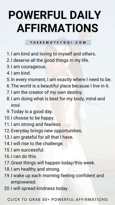 When in doubt; repeat positive affirmations. Daily. Click here to see all 60 positive affirmations you can use! Affirmations When In Doubt, Baddie Mindset, Cindy Trimm, Canada Life, Morning Gratitude, Healing Journaling, Healing Spirituality, Healing Affirmations, Powerful Affirmations