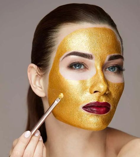 Gold Facial Kit, Gold Facial, Facial At Home, Kimono Online, Fresh Aloe Vera, Facial Gel, Glowing Face, Gold Mask, Gold Face