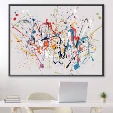 https://encrypted-tbn0.gstatic.com/images?q=tbn:ANd9GcQybJiYf8VYdYDbTu4Kjzf-MQ0NuLdj-0r0vw&usqp=CAU Splattered Paint, Colorful Canvas Paintings, Red Artwork, Room Gym, Artwork On Canvas, Splatter Art, Splatter Paint, Easy Build, Open Wall