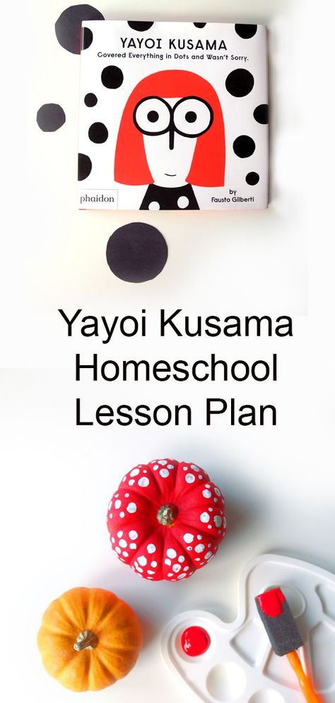 Yayoi Kusama is an artist, a fashionista and a legend. This funky, creative lesson plan introduces kids to the amazing Japanese artist famous for her obsession with polka dots. #yayoikusama #lessonplan #freelessonplan #globalkids #internationalart #arthistory #arthistoryforkids Japanese Artists Yayoi Kusama, Yayoi Kusama Preschool, Yayoi Kasuma Art, Yayoi Kusama Pumpkin Art Lesson For Kids, Kusama Art Projects For Kids, Yayoi Kusama Art Lesson For Kids, Yayoi Kusama Art, Class Mom, Kusama Art