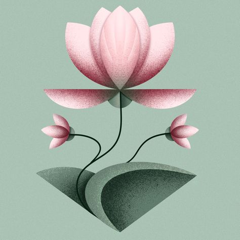 Lotus Logo Design Ideas, Lotus Graphic Design, Lotus Illustration Design, Ideas For Boutique, Abstract Flower Drawing, Lotus Concept, Lotus Flower Illustration, Lotus Flower Logo Design, Lotus Graphic