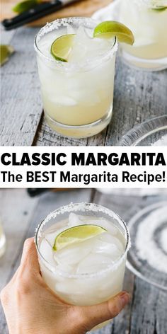 Homemade Margarita Recipe, Best Margarita, Easy Margarita Recipe, Best Margarita Recipe, Classic Margarita Recipe, Homemade Margaritas, Easy Margarita, Margarita On The Rocks, Rock Recipes