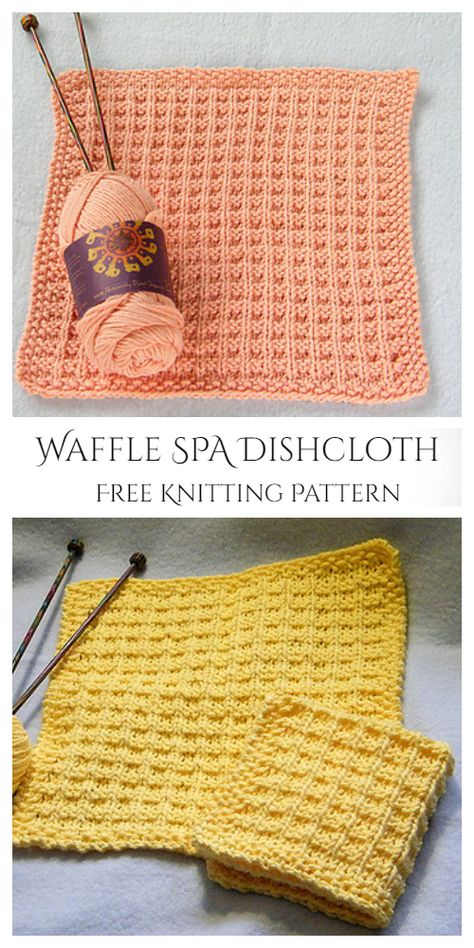 Knit Waffle Washcloth Free Knitting Patterns - Knitting Pattern Knit Wash Cloths Free Pattern, Washcloth Pattern Knitted, Free Knit Dishcloth Patterns Simple, Free Washcloth Knitting Patterns, Free Dishcloth Patterns To Knit, Free Knitted Washcloth Patterns, Free Knit Washcloth Pattern, Knitted Wash Cloths Free Pattern, Dish Towel Knitting Patterns