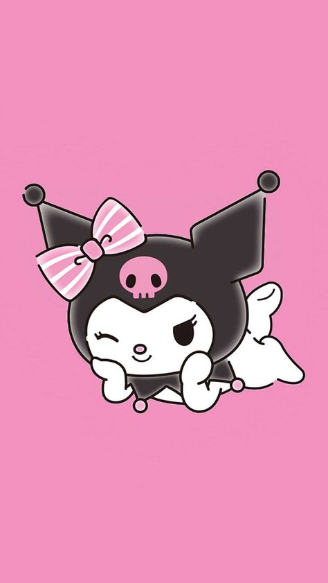 Kuromi Background Explore more Cartoon, Cute, Japonese, Kuromi, Kuromi is My Melody's rival wallpaper. https://www.whatspaper.com/kuromi-background-8/ Wallpaper Komputer, Kuromi Wallpaper, Dibujos Toy Story, Karakter Sanrio, Wallpaper Macbook, Wallpaper Homescreen, My Melody Wallpaper, Ipad Background, Wallpaper Ipad