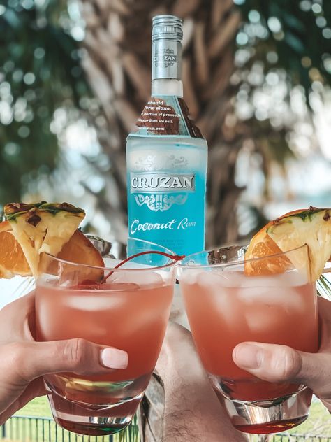 #ad Cheers! I’m so excited to be partnering with @cruzanrum and their delicious Cruzan Coconut Rum made on the beautiful island of St. Croix! Cruzan Rum is all about giving back for hurricane relief - something near and dear to my heart living here in Miami. For each case of Cruzan Rum purchased, $1 goes to the #IslandSpiritFund to aid in hurricane relief to rebuild communities impacted! How amazing is that? www.cruzanrum.com Cruzan Rum, Coconut Rum, St Croix, Cocktail Menu, Dasani Bottle, Desert Recipes, Giving Back, Beautiful Islands, Dish Soap Bottle