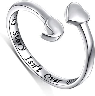 Heart Semicolon, Semicolon Ring, Heart Infinity Ring, Semi Colon, Cheap Necklaces, This Too Shall Pass, Buy Jewellery Online, Open Cuff Bracelet, Inspirational Bracelets