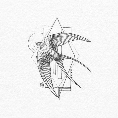 #bird #Find #Ideas #Pinterest #ribs #Save #Tattoo #tattoos Geometric Tattoo Ribs, Geometric Tattoo Bird, Bird Tattoo Neck, Bird Tattoo Ribs, White Bird Tattoos, Bird Design Tattoo, Swallow Tattoo Design, Swallow Bird Tattoos, Geometric Line Tattoo