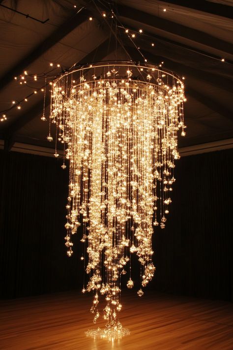 Wedding ceiling display. Waterfall crystal chandelier with cool white fairy lights.

Ignite your imagination and illuminate your most magical day with our compilation of 36 Enchanting Wedding Light Installation Ideas. Who knew that the right lighting could add an extra layer of whimsical charm and turn an ordinary venue into a mesmerizing wonderland? Dive into this enlightening treasure of ideas, perfect…

Read more: https://tastywed.com/generated-post-36-enchanted-wedding-light-installation-ideas/ Twinkle Light Canopy Wedding, Balloon Chandelier Wedding, Chandelier Wedding Decor Receptions, Wedding Lights Decorations, Lantern Wedding Theme, Diy Chandelier Wedding, Crystals Display Ideas, Fairy Lights Wedding Decor, Ceiling Lights Wedding