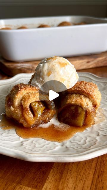 Kiley O'Donnell on Instagram: "SOURDOUGH APPLE DUMPLINGS
 So much to love 🥹 Recipe below OR comment ‘APPLE’ to get the recipe sent to you 🤎

#Recipe Details:
Sourdough Pastry Dough:
- 2 cups all-purpose flour
- 1/2 tsp salt
- 1/2 cup salted butter, cold & grated
- 1/2 cup sourdough discard (sub: greek yogurt)
- 1/4 cup milk, cold
- Turbinado sugar, for topping
Golden Syrup Sauce:
- 1 1/4 cup water
- 3/4 cup granulated sugar
- 1/2 cup brown sugar
- 1/4 cup maple syrup
- 1/2 tsp cinnamon
- 1 tsp vanilla extract
- 1/4 cup salted butter
Filling:
- 1/4 cup brown sugar
- 1/2 tsp cinnamon
- 3 apples of choice 

Instructions:
Preheat the oven to 375F. Grease a 8x11” (8” or 9” square also works) baking pan with butter. Set aside.
Prepare golden syrup. In a medium saucepan over medium-high heat, a Sourdough Apple Strudel, Sourdough Apple Coffee Cake, Caramel Apple Sourdough Cinnamon Rolls, Sourdough Apple Cinnamon Scones, Simple Is Gourmet Sourdough Apple Fritters, Brioche Bread Pudding, Dessert Pizza Fruit, Baked Apple Recipes, Apple Dumplings