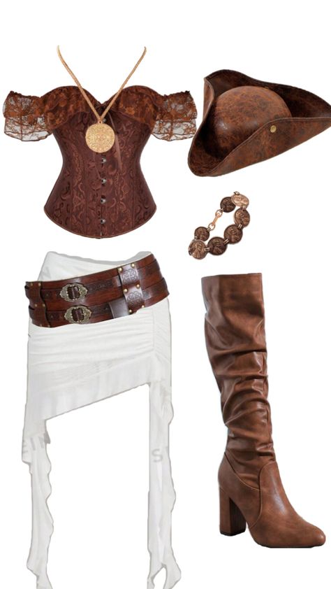 Pirate Halloween women’s costume ideas 2024 inspo DIY easy costume Hot Pirate Costume Couple, Hot Pirates Halloween Costumes, Hot Pirate Outfit, Women’s Pirate Costume Ideas, Pirates For Halloween, Woman Pirate Halloween Costume, Costume Ideas Women Pirate, Pirate Halloween Costumes Aesthetic, Pirate Outfit Easy