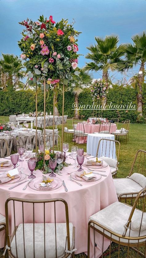 Girly Garden Party, Formal Garden Party, Debut Party, 18th Birthday Party Themes, Backyard Graduation Party, Spring Birthday Party, Garden Party Theme, Backyard Reception, Backyard Birthday