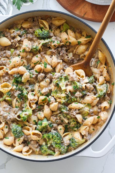 Healthy Ground Beef Pasta, Lean Ground Beef Recipe Healthy, Easy Homemade Hamburger Helper, Healthy Hamburger Helper, Hamburger Mac, Hamburger Helper Recipe, Healthy Hamburger, Hamburger Helper Recipes, Lean Meat Recipes