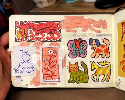 Square Sketchbook, Sketchbook Doodles, Posca Art, Artist Sketchbook, Sketchbook Pages, Concept Art Drawing, Sketch Inspiration, Doodle Sketch, Sketchbook Journaling