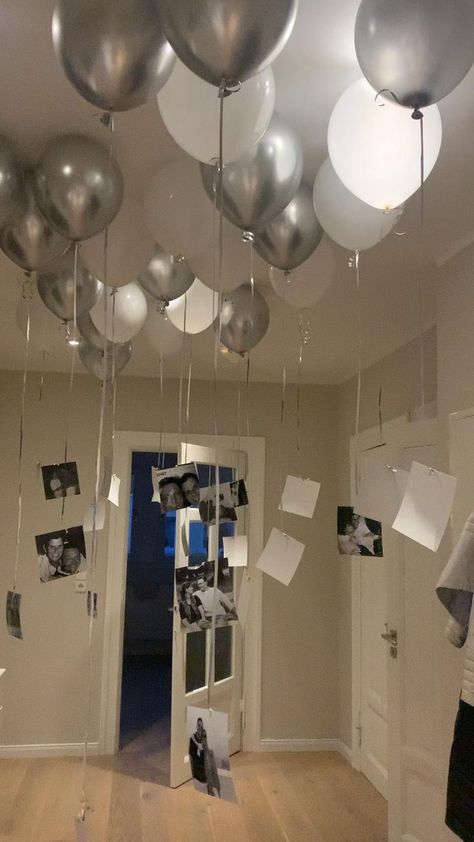 Surprised Birthday Ideas For Him, How To Surprise My Best Friend For Her Birthday, Surprise Set Up Ideas, Happy Birthday Decoration For Boyfriend, 30 Birthday Ideas For Husband, Husbands Surprise Birthday Ideas, Boyfriend Birthday Balloon Ideas, Room Decor Anniversary Surprise, Birthday Balloons For Boyfriend