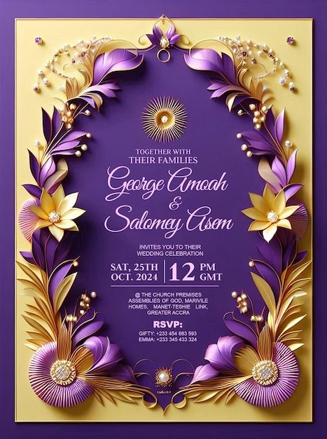 Beautiful Wedding Invitation Cards, Wedding Cards Background Design, Graphic Design Visiting Card, Nigerian Wedding Invitation Cards, Floral Invitation Background, Invitation Card Design Background, Wedding Card Design Templates, Wedding Flyer Design, Wedding Card Background