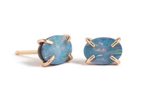 Earrings by Melissa Joy Manning – Tagged "studs" – Page 3 – Melissa Joy Manning Jewelry Opal Stud Earrings, Melissa Joy Manning, Oval Stud Earrings, Opal Earrings Stud, Opal Studs, Stone Studs, Diamond Drop Earrings, Marquise Diamond, Opal Earrings