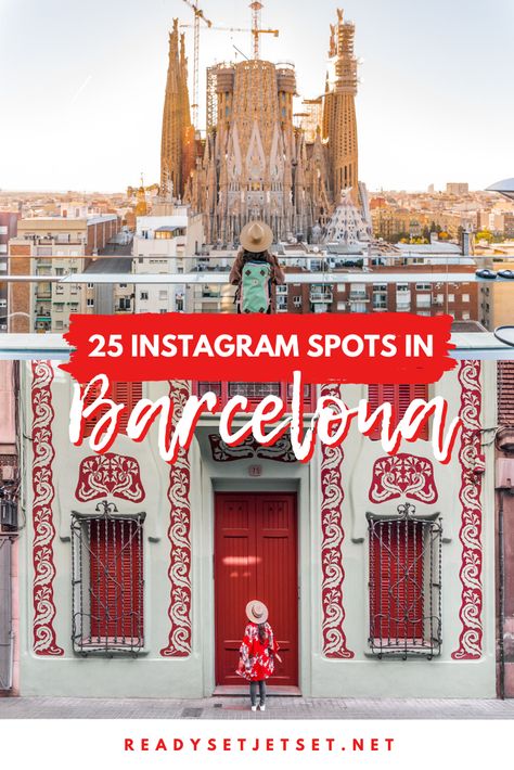 The 25 Most Instagrammable Spots in Barcelona (With Addresses!) // www.readysetjetset.net #readysetjetset #barcelona #spain // Barcelona Photo Spots - Instagram Spots - Park Guell - Casa Gilardi - Sagrada Familia El Born Barcelona, Places In Barcelona, Barcelona Instagram, Barcelona Spain Travel, Visit Barcelona, Spain Travel Guide, Park Güell, Best Instagram Photos, Most Instagrammable Places