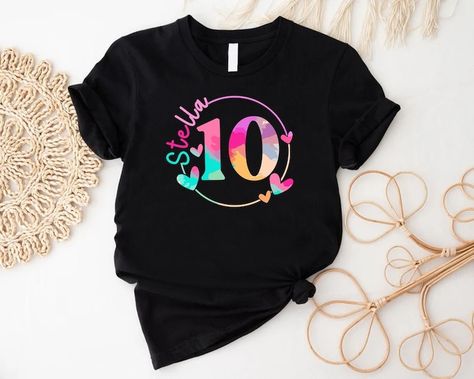 Custom Birthday Girl Shirt,10 Years Old Birthday Girl Tshirt,personalized Birthday Girl Gift,birthday Girl Tee,kids Birthday Party Shirts - Etsy 10 Years Old Birthday, 10th Birthday Shirt, Birthday Party Shirts, Deer Shirt, Custom Made Shirts, Shirt Girl, Birthday Girl Shirt, Birthday Party Shirt, Birthday Tshirts