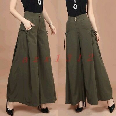 f18a6d1cde4b205199de8729a6637b42desc45145257ri Skirt Dance, Style Wide Leg Pants, Womens Wide Leg Pants, Pants Skirt, Casual Wide Leg Pants, Pantsuits For Women, Clothing Pants, Womens Fashion Edgy, Pants Wide Leg