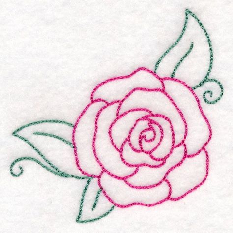 Embroidery Patterns Vintage Flowers, Border Drawing Ideas, Cute Embroidery Designs Simple, Rose Flower Embroidery Designs, Embroidery Flowers Pattern Design, Embroidery Designs Drawing, Rose Flower Embroidery, Rose Pattern Design, Rose Embroidery Designs