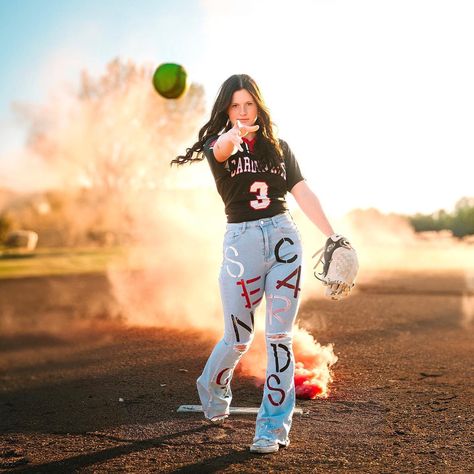 Mazie’s senior session was so fun and I LOVED every outfit and location, but these softball pictures are hands-down my favorite ones! Also,… | Instagram Softball Princess Pictures Photo Ideas, Softball Players Pictures, Unique Senior Pictures Softball, Senior Picture Ideas Softball Pitcher, High School Senior Picture Ideas Softball, Softball Pics Poses, Senior Picture Ideas With Parents, Youth Softball Pictures, Softball Fire Pictures