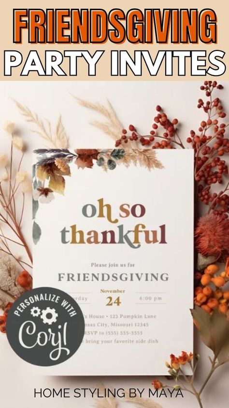 friendsgiving party invitations, cute Friendsgiving invites Friendsgiving Invites, Dinner Party Invite, Friendsgiving Ideas, Friendsgiving Dinner Party, Friendsgiving Decorations, Friendsgiving Invite, Friendsgiving Dinner, Friendsgiving Party, Adult Party Games