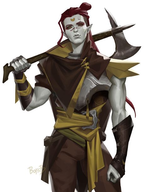 Half Orc, Blanca J on ArtStation at https://www.artstation.com/artwork/RYy66D Female Half Orc, Female Orc, Orc Warrior, Half Orc, Roleplay Characters, Dungeons And Dragons Characters, Arte Fantasy, Fantasy Rpg, Fantasy Inspiration