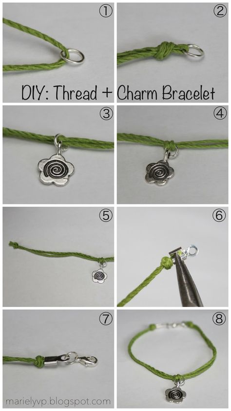 Thread Bracelets Tutorial, Embroidery Thread Bracelets, Floss Bracelets, Books Crafts, Diy Bracelets With String, Random Tips, Handmade Charm Bracelets, Homemade Bracelets, Thread Bracelet