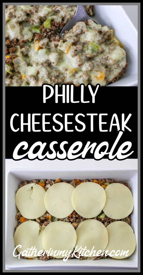 Make Ahead Philly Cheesesteak, Ground Beef Philly Cheese Steak Keto, Deconstructed Philly Cheesesteak, Dinner Ideas With Steakums, Philly Cheesesteak Stew, Cheesesteak With Ground Beef, Philly Cheesesteak Lasagna Recipe, Philly Cheese Steak Casserole With Ground Beef, Recipes With Steakums Meat