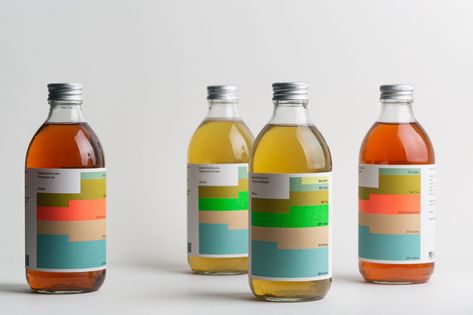 Bedow spills the tea on its colourful, ingredients-led rebrand for Swee | Creative Boom Kombucha Branding, Kombucha Brands, Kombucha Scoby, Popular Drinks, Publicidad Creativa, Petri Dish, Natural Wine, Restaurant Branding, Soju Bottle