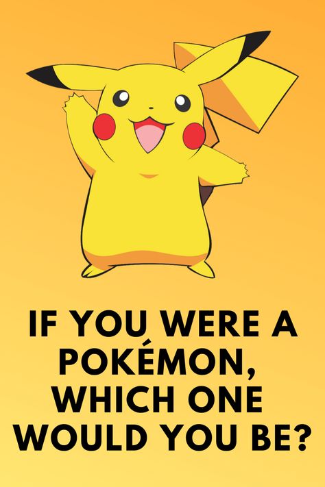 Are you ready to take this Pokemon quiz? We here at MagiQuiz know which Pokemon character you really are inside. Get ready to find out! #pokemon #trivia #quiz #cute #anime Pokemon Teams Ideas, Pokemon Eeveelutions Fanart, What Anime Character Are You, Which Pokemon Are You, What Cat Are You, Pokemon Quizzes, What Character Are You, Pokemon Characters Trainers, Pokemon Diy Crafts