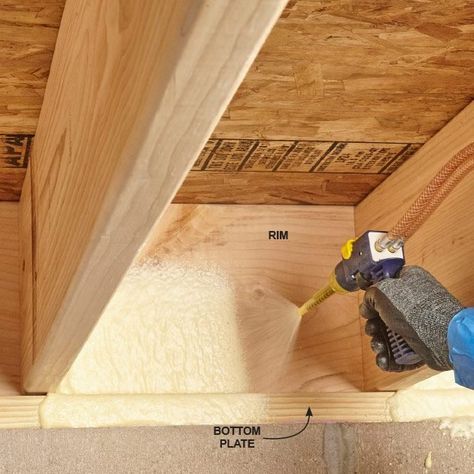 Diy Spray Foam Insulation, Spray Foam Insulation Kits, Crawl Space Insulation, Basement Insulation, Foam Diy, Spray Insulation, Fiberglass Insulation, Home Insulation, Spray Foam Insulation