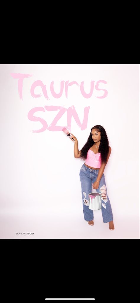 Taurus Szn 16th Photshoot Idea💗 Paint Photoshoot Black Women, Capicorn Szn Photoshoot, Paint Birthday Photoshoot, Birthday Photoshoot Poses 16, Taurus Birthday Photoshoot Ideas, Taurus Birthday Outfit, Taurus Szn Photoshoot, Virgo Szn Photoshoot, Taurus Season Photoshoot