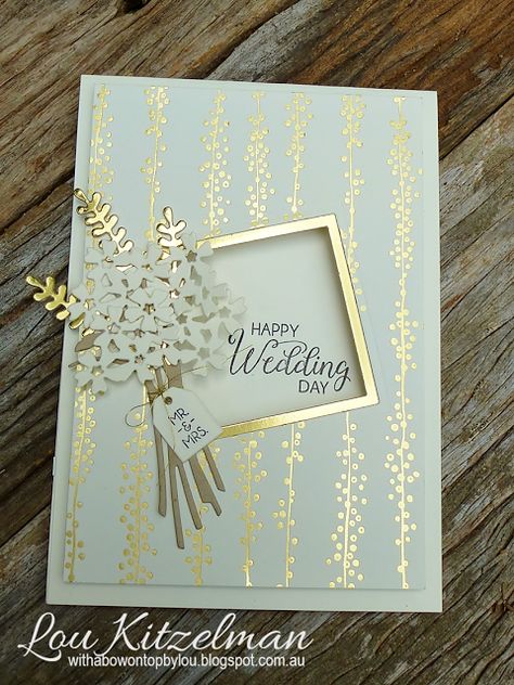 Envelopes Decorados, Stampin Up Wedding Cards, Wedding Shower Cards, Anniversary Cards Handmade, Wedding Cards Handmade, Card Crafts, Elegant Cards, Wedding Anniversary Cards, Engagement Cards