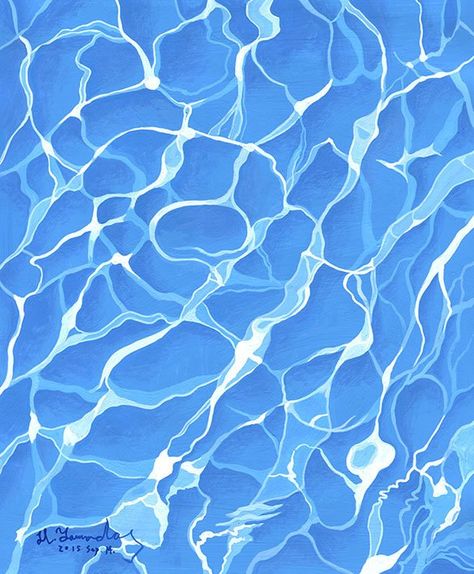 Aesthetic sharing on Twitter: "Hiroyuki Yamada https://t.co/aEn4a9f1iI" Blue Art Work, Water Texture, Water Pattern, Pool Art, Water Illustration, Water Drawing, Water Surface, Water Patterns, Water Art