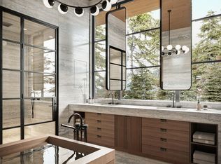 Floating Fireplace, Indoor Outdoor Pool, Hearth Room, Hus Inspiration, The Ceiling, Park City, Bathroom Inspiration, Bathroom Interior Design, Bathroom Interior