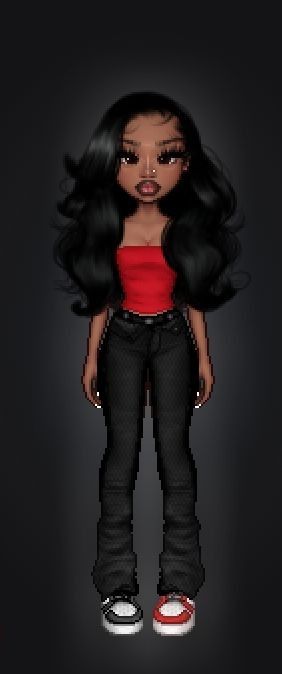 Halter Top Outfit Black Women, Fashion Gal Everskies, Everskies Drawing, Melanin Outfits, Everskies Baddie, Everskies Outfits Y2k, Everskies Black, Cute Baddie Pfp, Everskies Fits