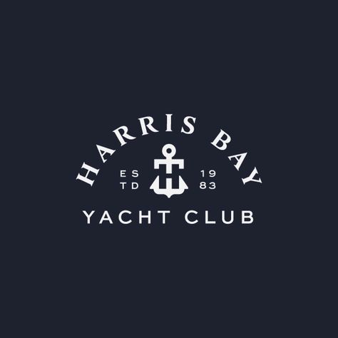 Yacht Club Logo, Club Branding, Learning Logo, Logo Process, Logo Idea, Logos Inspiration, Hand Drawn Logo, Fiverr Logo, Club Logo