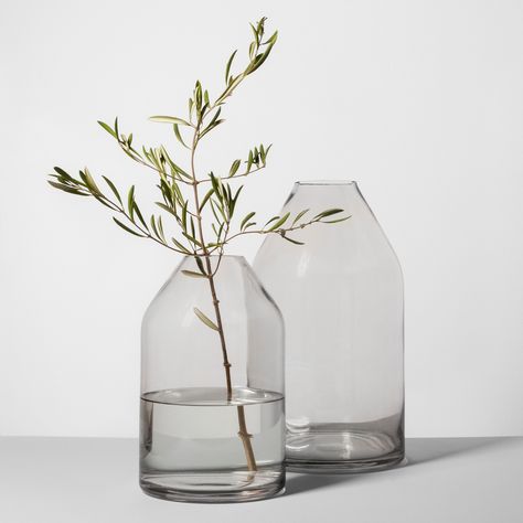 Best Gifts from Target: Glass Jug Vase Smoke, Hearth & Hand with Magnolia, $22.99 Glass Jug Vase, Chip And Jo, Vase Transparent, Hearth & Hand With Magnolia, Small House Decorating, Target Gifts, Chip And Joanna Gaines, Jug Vase, Glass Jug