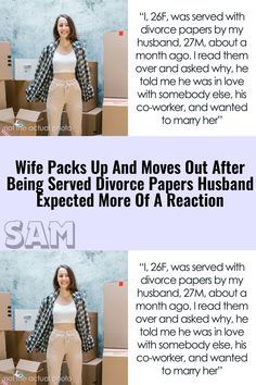 Wife Packs Up And Moves Out After Being Served Divorce Papers, Husband Expected More Of A Reaction Divorce Humor For Women Hilarious, Husband Wants Divorce, Divorce Wife, Divorced Men, Post Divorce, Divorce Papers, Divorce Humor, After Divorce, Man Child