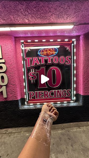 Taylor | Nashville Content Creator on Instagram: "When in Rome, or Vegas, same thing. 🤷🏽‍♀️  Went to @koolsvilleofficial with my cousin @jamiebeoutside and got $10 flash tattoos for our trip! 💉  • • • • #CapCut #tattoo #vegas #lasvegas #tayyymonique #contentcreator #travel #vacation #flashtattoo #vegastiktok #vegaslocal #vegastok #asvegasstrip #koolsville #tattooartist #tattootiktok #viraltattoos" Tattoos In Vegas, Vegas Tattoos Small, 10 Dollar Tattoo Vegas, Vegas $10 Tattoo, Koolsville Tattoos $10, Small Vegas Tattoo, Koolsville Tattoos, Vegas Tattoo Small, Las Vegas Tattoo Ideas