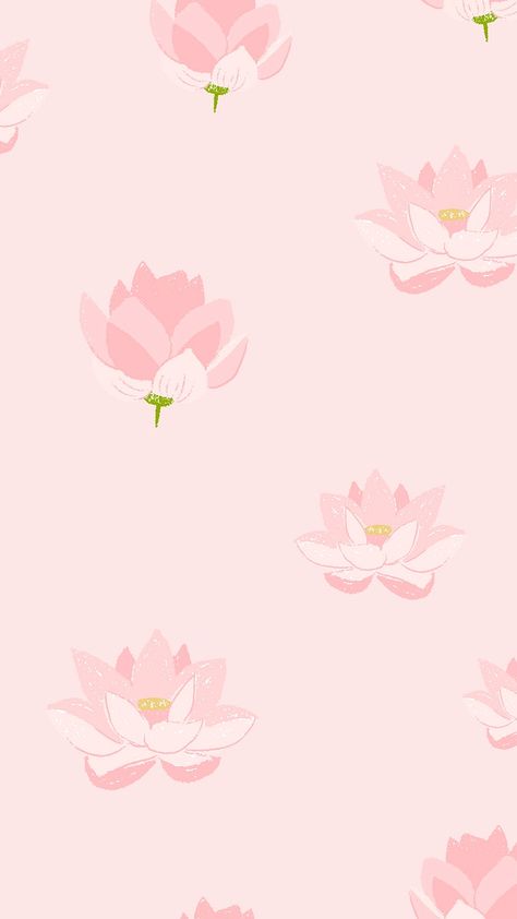 Pink lotus floral pattern vector pastel mobile wallpaper | free image by rawpixel.com Lotus Art Wallpaper, Cute Pastel Blue Wallpaper, Lotus Iphone Wallpaper, Lotus Wallpaper Iphone, Lotus Wallpaper Aesthetic, Pink Lotus Wallpaper, Wallpaper Background Blue, Pink Floral Background, Lotus Flower Wallpaper