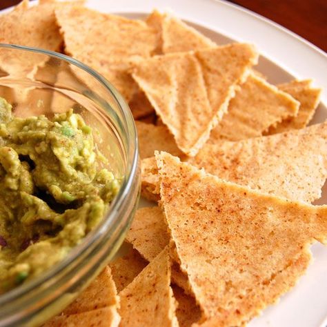 Whole30 Chips, Paleo Tortilla Chips, Paleo Chips, Tortilla Chip Recipe, Homemade Tortilla, Keto Tortillas, Homemade Tortilla Chips, Paleo Bread, Apple Chips