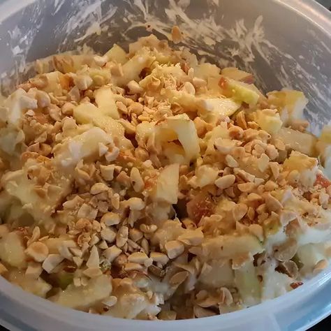 Candy Apple Salad Recipe | Allrecipes Best Salad Ever, Jelly Salad, Apple Salad Recipe, Best Salads Ever, The Best Salad, Best Fruit Salad, Apple Salad Recipes, Best Salad, Red Delicious Apples