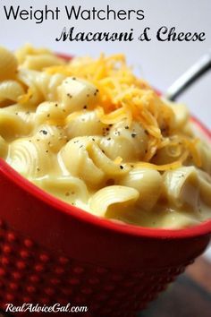 Weight Watchers Mac And Cheese, Weight Watchers Sides, Weight Watchers Pasta, Plats Weight Watchers, Macaroni Cheese Recipes, Weight Watchers Snacks, Weight Watchers Recipes Desserts, Baked Avocado, Low Fat Cheese