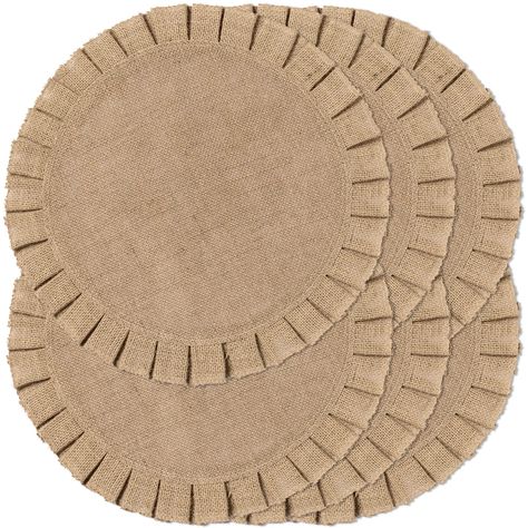 PRICES MAY VARY. Material & Size: 100% natural jute, diameter 15 inches, handcrafted, non-slip and eco-friendly. Package: Set of 6, folded in paper box. Easily laid flat after unboxing. Easy Clean: Washable woven placemats. Spot clean with a damp cloth only. No machine wash. High Quality: Non-fading. The unique way of weaving makes placemats durable and reversible. Also heat resistant it is. Protect your table from scratchs and stains. Delicate Rustic Decoration: The stylish design gives a farmh Thanksgiving Dining Room Table Decor, Thanksgiving Dining Room Table, Dining Table Fall Decor, Thanksgiving Tablescapes Simple, Thanksgiving Mantle Decor, Rustic Dinner Tables, Farmhouse Thanksgiving Table, Thanksgiving Decorations Table Setting, Thanksgiving Mantle